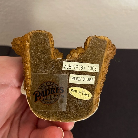 San Diego Padres Teddy Bear Figurine 3” tall - Picture 4 of 4